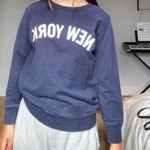 Cute navy “new york” sweatshirt!